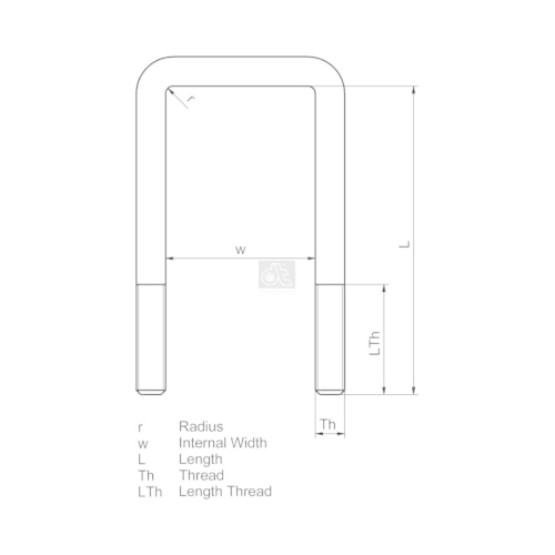 DT Spare Parts Federbride 7.11033