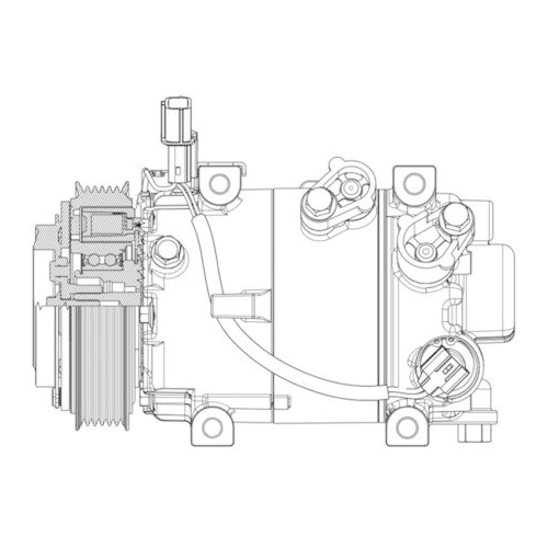 MAHLE Kompressor, Klimaanlage BEHR *** PREMIUM LINE *** ACP 633 000P