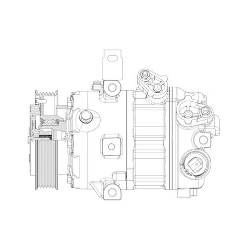 MAHLE Kompressor, Klimaanlage BEHR *** PREMIUM LINE *** ACP 634 000P
