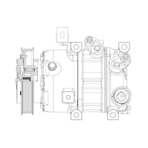 MAHLE Kompressor, Klimaanlage BEHR *** PREMIUM LINE *** ACP 638 000P