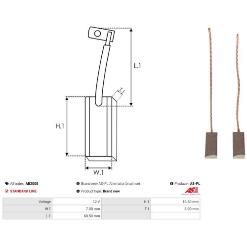 AS-PL Kohleb&uuml;rste, Generator AS AB2005