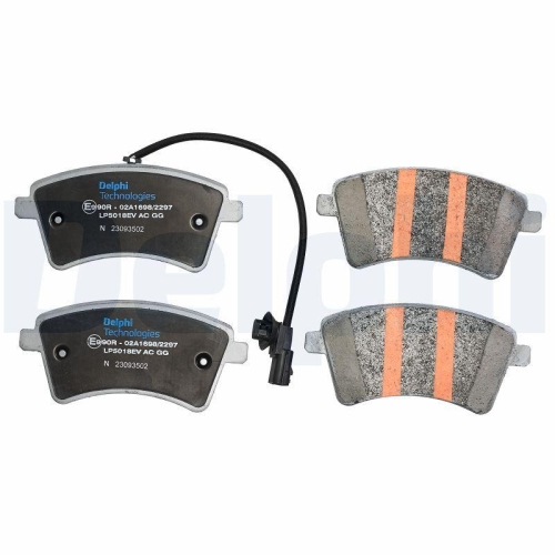 DELPHI Bremsbelagsatz, Scheibenbremse LP5018EV
