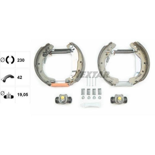 TEXTAR Bremsbackensatz Shoe Kit Pro 84049001