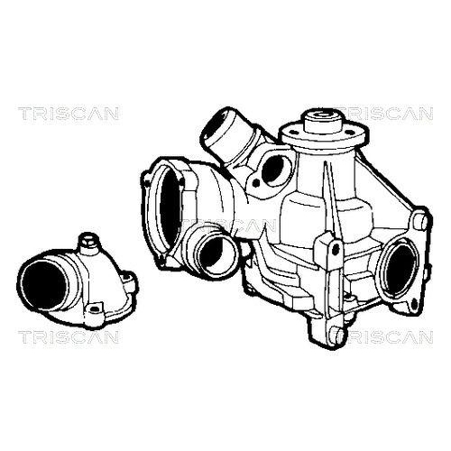 TRISCAN Wasserpumpe, Motork&uuml;hlung 8600 23981