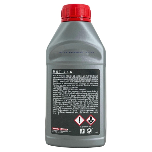 MOTUL BREMSFL&Uuml;SSIGKEIT DOT 3 & 4 500ML 111483