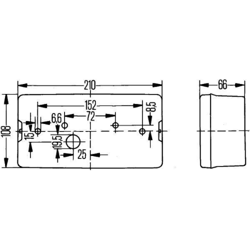 HELLA Heckleuchte 2VP 006 040-127