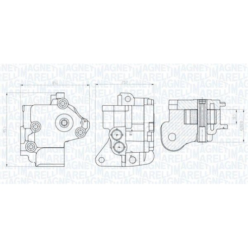 MAGNETI MARELLI Ölpumpe 351516000021