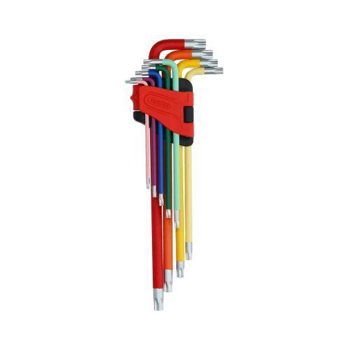 Torx-Winkelstiftschl&uuml;ssel-Satz, extra lang, 9-tlg KS TOOLS 151.4760