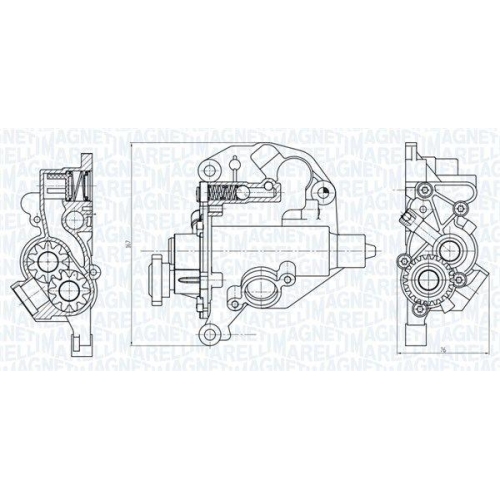 MAGNETI MARELLI Ölpumpe 351516000054