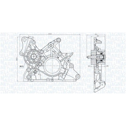 MAGNETI MARELLI Ölpumpe 351516000088