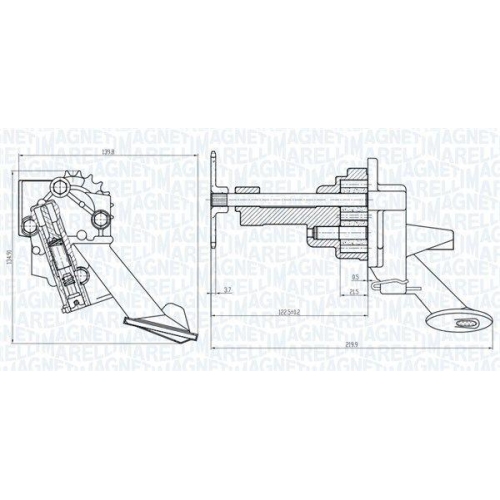 MAGNETI MARELLI &Ouml;lpumpe 351516000006