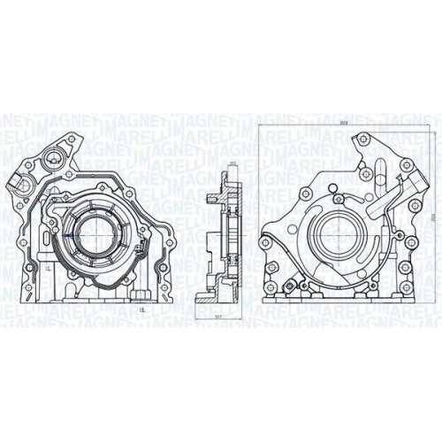 MAGNETI MARELLI Ölpumpe 351516000008