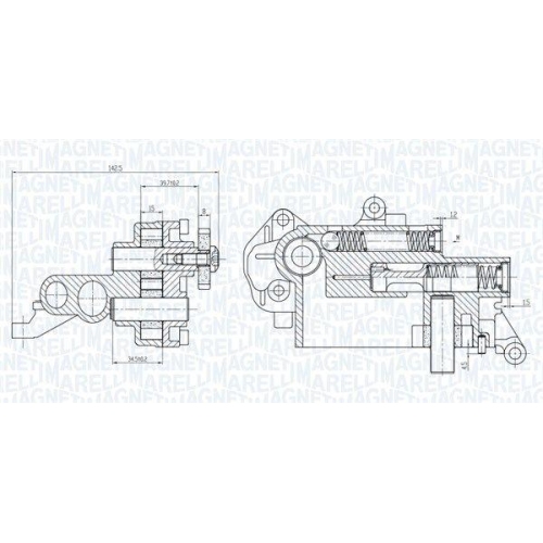 MAGNETI MARELLI Ölpumpe 351516000061