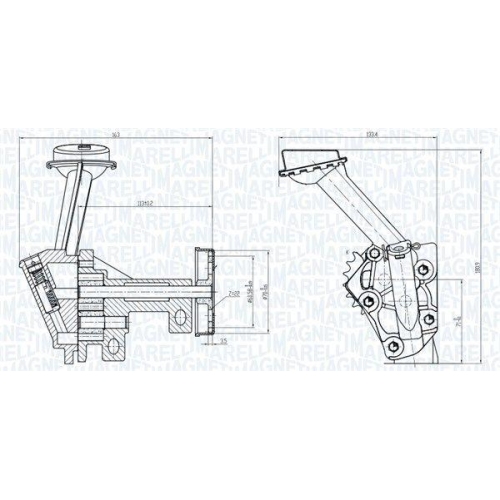 MAGNETI MARELLI &Ouml;lpumpe 351516000074