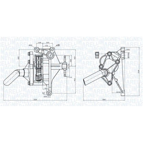 MAGNETI MARELLI Ölpumpe 351516000041