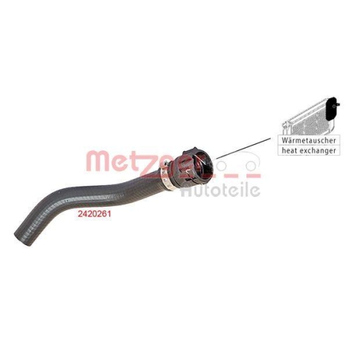 METZGER AUTOTEILE Heizungsschlauch 2420261