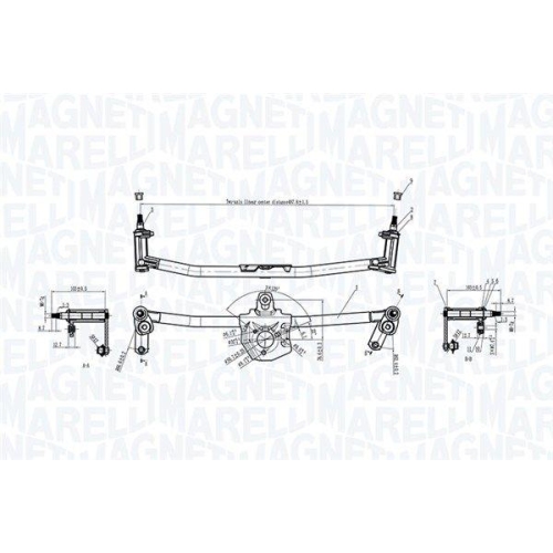 MAGNETI MARELLI Wischergest&auml;nge 085570191010