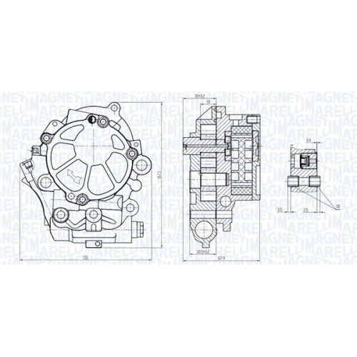 MAGNETI MARELLI &Ouml;lpumpe 351516000077