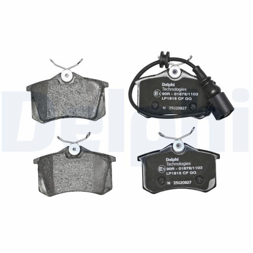 DELPHI Bremsbelagsatz, Scheibenbremse LP1815