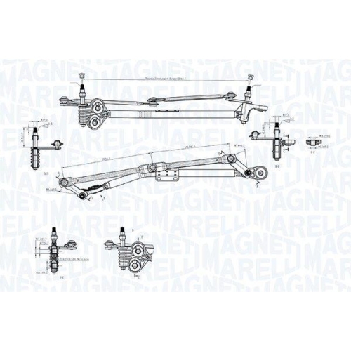 MAGNETI MARELLI Wischergest&auml;nge 085570727010