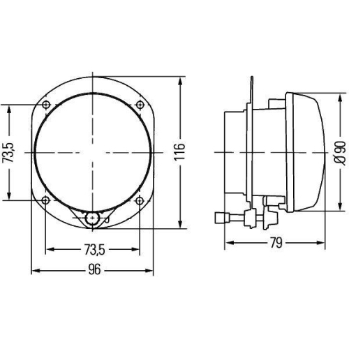 HELLA Abbiegescheinwerfer 1N0 009 295-067