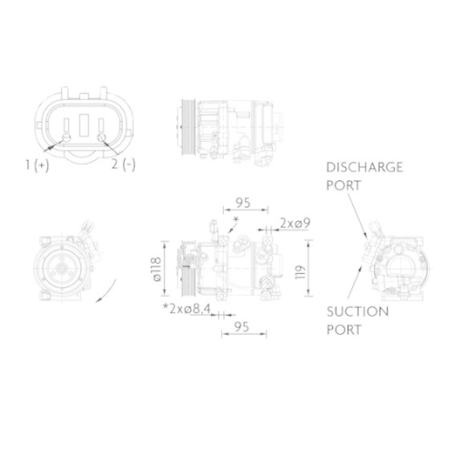 MAHLE Kompressor, Klimaanlage BEHR *** PREMIUM LINE ***