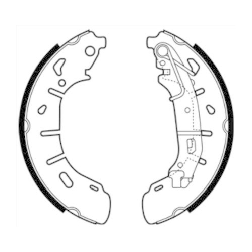 ABE Bremsbackensatz C0F034ABE