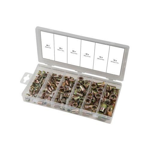 Sortiment Gewindenieten, Stahl, M3x9mm-M10x21mm, 150-tlg KS TOOLS 970.0610