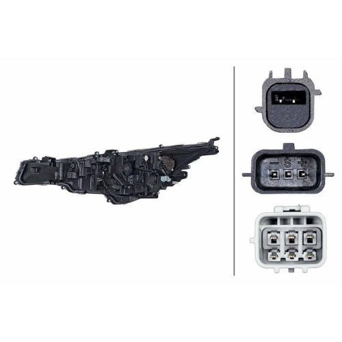 HELLA Hauptscheinwerfer 1EX 354 886-041