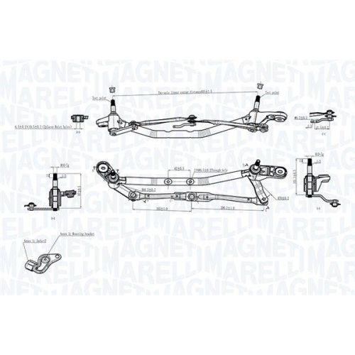 MAGNETI MARELLI Wischergest&auml;nge 085570725010