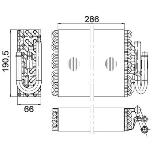 MAHLE Verdampfer, Klimaanlage BEHR *** PREMIUM LINE *** AE 35 000P