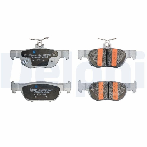 DELPHI Bremsbelagsatz, Scheibenbremse LP5085EV