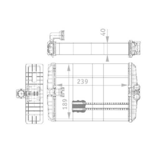 MAHLE Wärmetauscher, Innenraumheizung BEHR *** PREMIUM LINE *** AH 110 000P