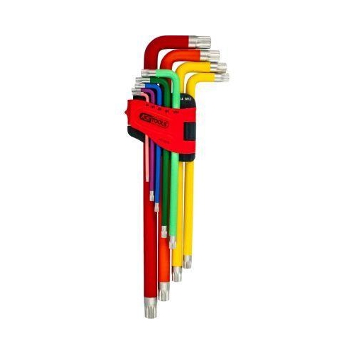 Vielzahn (XZN)-Winkelstiftschl&uuml;ssel-Satz, XL, 9-tlg KS TOOLS 151.4510