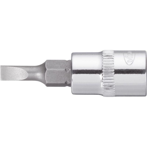 VIGOR Schraubendrehereinsatz 1/4Zoll Schlitz 1,2x7mm L.38mm V2429N