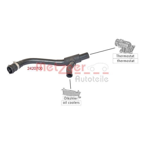 METZGER AUTOTEILE Heizungsschlauch 2420700