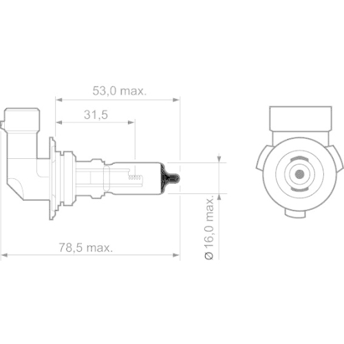 VALEO Gl&uuml;hlampe, Abbiegescheinwerfer ESSENTIAL 032015