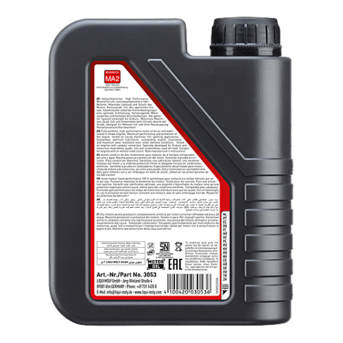 Motor&ouml;l LIQUI MOLY 3053 Motorbike 4T Synth 10W-60 Offroad Race 1 Liter Motorrad