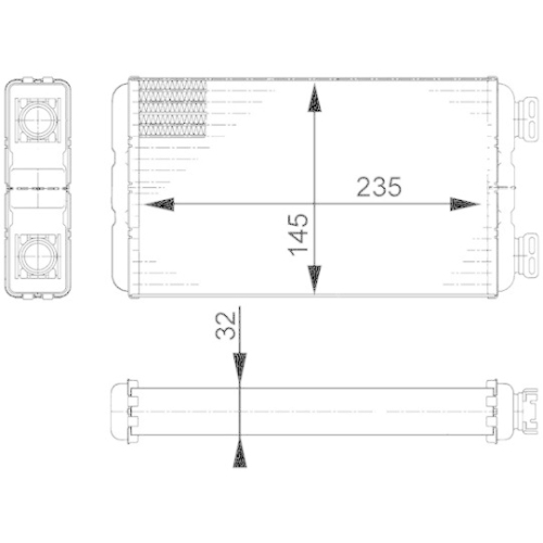 MAHLE W&auml;rmetauscher, Innenraumheizung BEHR *** PREMIUM LINE *** AH 138 000P