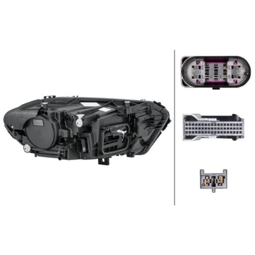 HELLA Hauptscheinwerfer 1LX 015 091-831