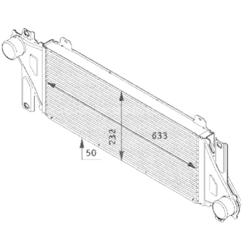 MAHLE Ladeluftkühler BEHR *** PREMIUM LINE *** CI 117 000P