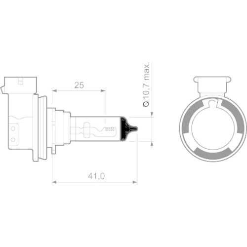 VALEO Gl&uuml;hlampe, Abbiegescheinwerfer LIFE x2 032525