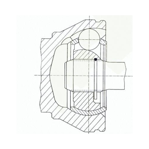 SPIDAN Gelenksatz, Antriebswelle GKNJ20702