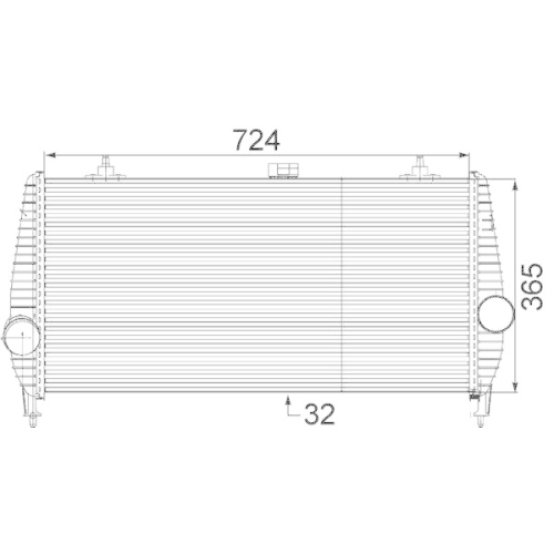 MAHLE Ladeluftk&uuml;hler BEHR *** PREMIUM LINE *** CI 173 000P