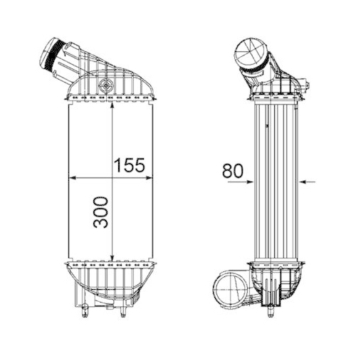 MAHLE Ladeluftk&uuml;hler BEHR *** PREMIUM LINE *** CI 199 000P