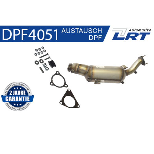 LRT Ruß-/Partikelfilter, Abgasanlage