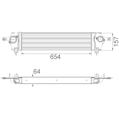 MAHLE Ladeluftk&uuml;hler BEHR *** PREMIUM LINE *** CI 200 000P