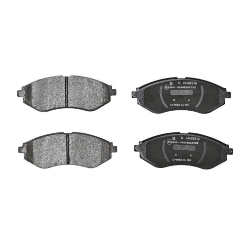 DELPHI Bremsbelagsatz, Scheibenbremse LP1895