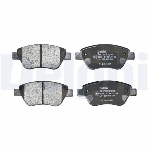 DELPHI Bremsbelagsatz, Scheibenbremse LP1899