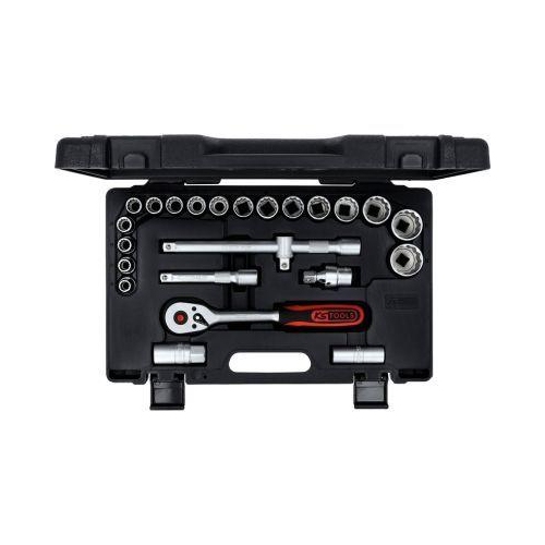 1/2 Zoll Steckschl&uuml;ssel-Satz, 24-tlg 12-kant KS TOOLS 911.1595